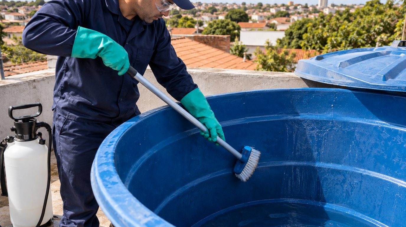 Higienização de Caixa d'Água em Florianópolis‑SC
